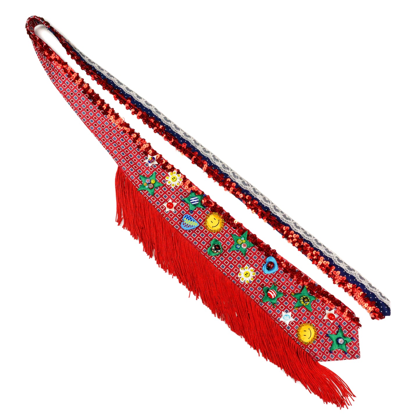 Stars & Smiles Beaded Tie