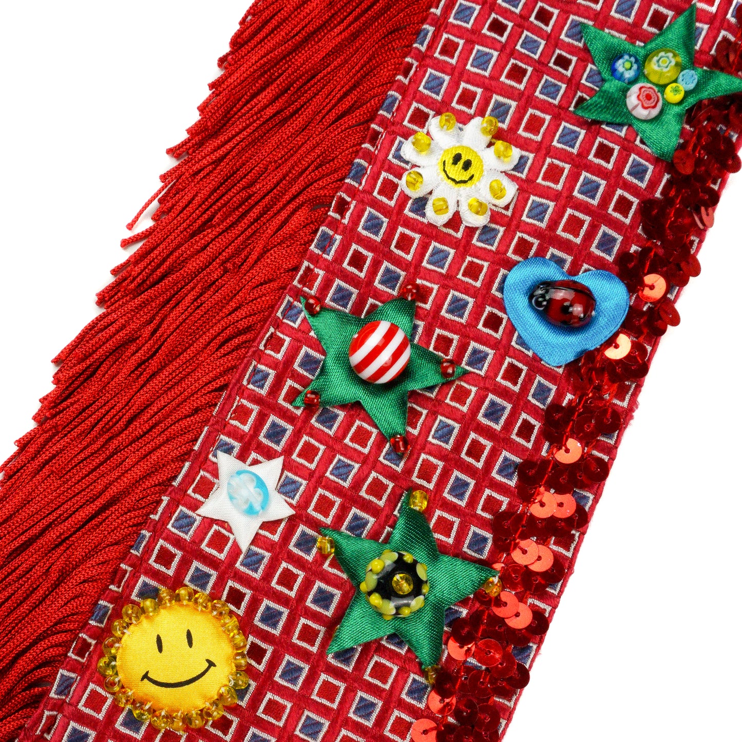 Stars & Smiles Beaded Tie