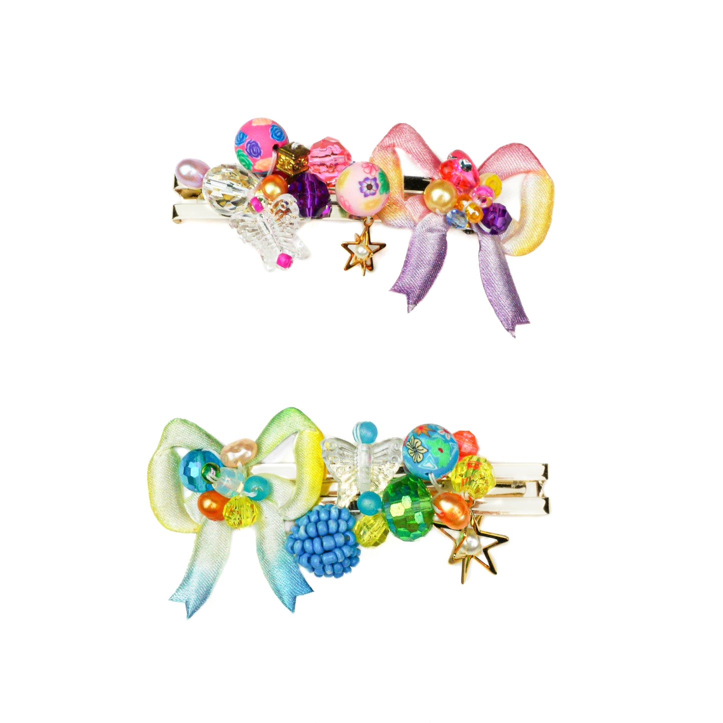 Bow Barrette Set
