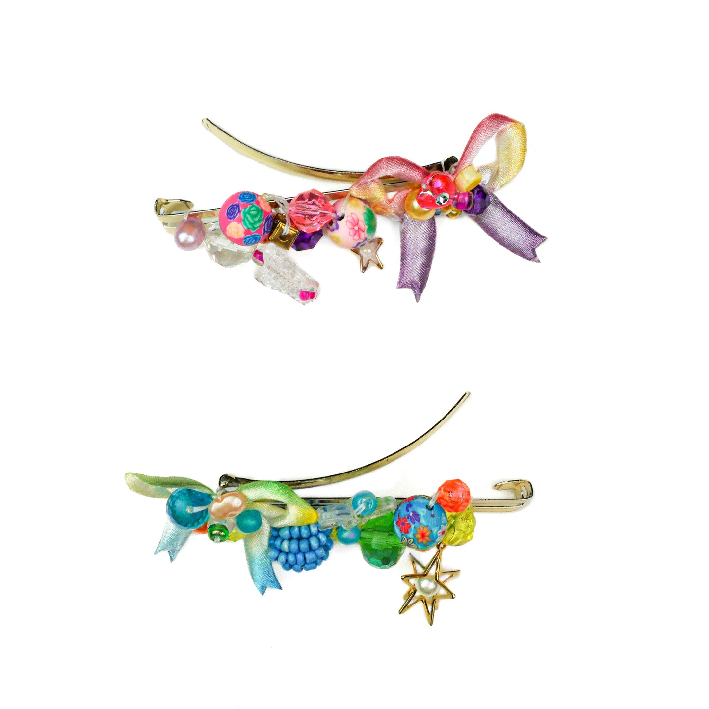 Bow Barrette Set