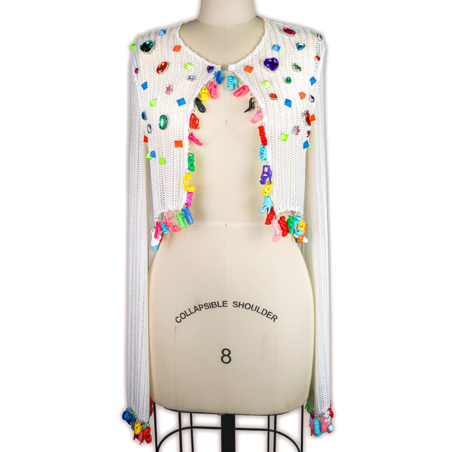 Maximalist Doll Shoe Cardigan