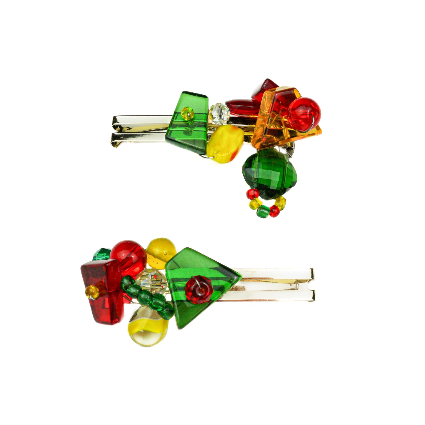 Stoplight Barrette Set