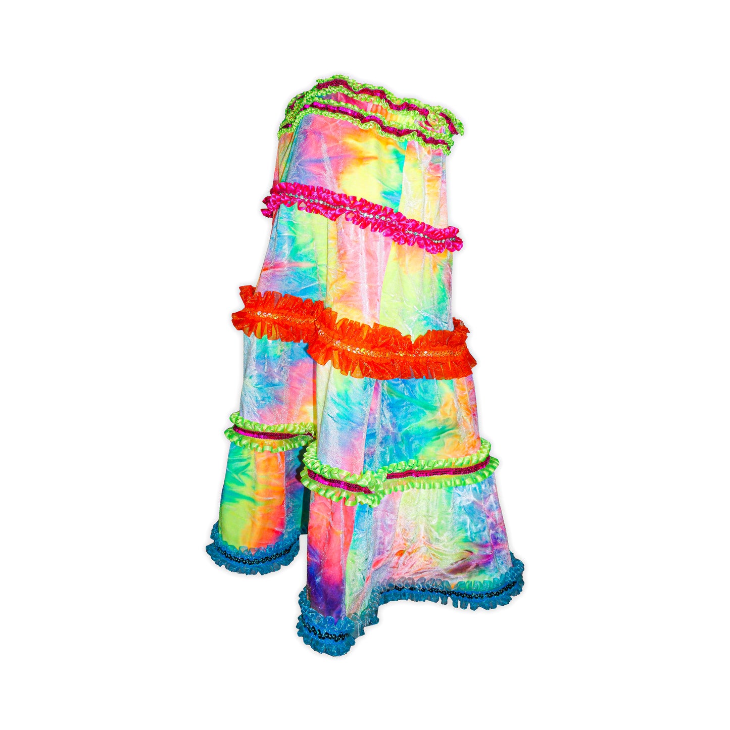 Rainbow Ruffle Dress