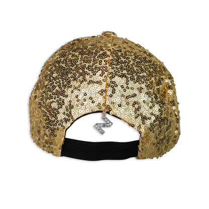 Gold Sparkle Charm Hat