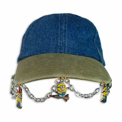 Denim Minion Charm Hat