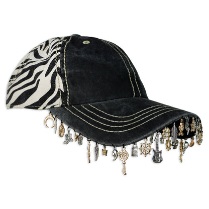 Zebra Trucker Charm Hat