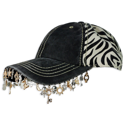 Zebra Trucker Charm Hat