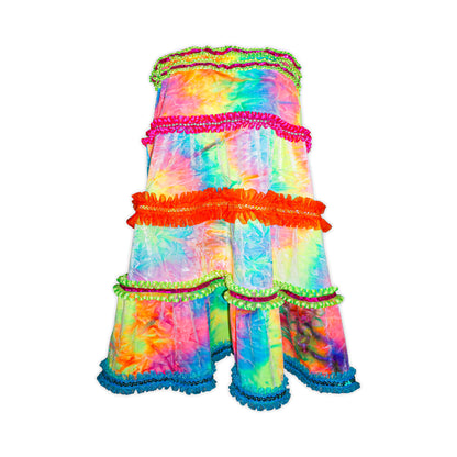 Rainbow Ruffle Dress
