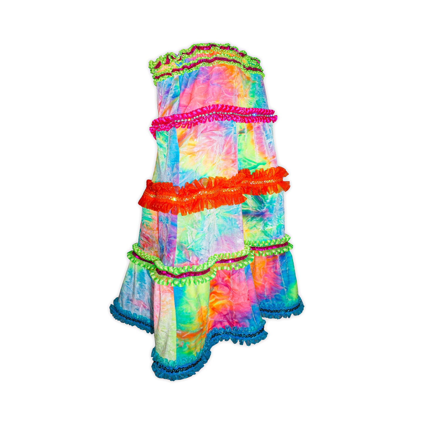 Rainbow Ruffle Dress