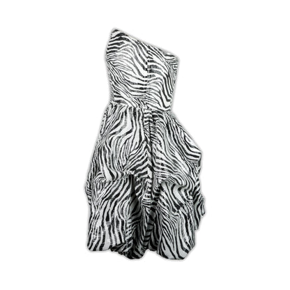Zebra Sequin Dress